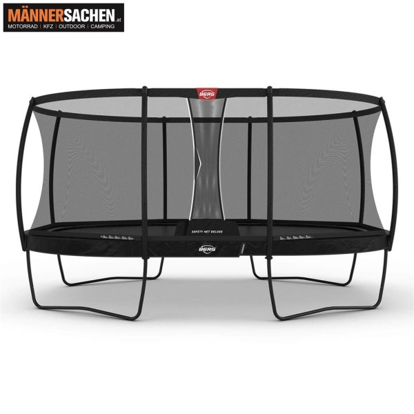 BERG TOYS Trampolin Grand Champion Regular 520 schwarz + Sicherheitsnetz Deluxe 30.35.75.41