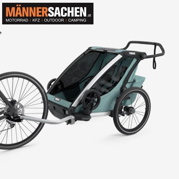 THULE Chariot Cross double Multisport-Fahrradanhänger Zweisitzer mit Standard- und Komfortfunktionen