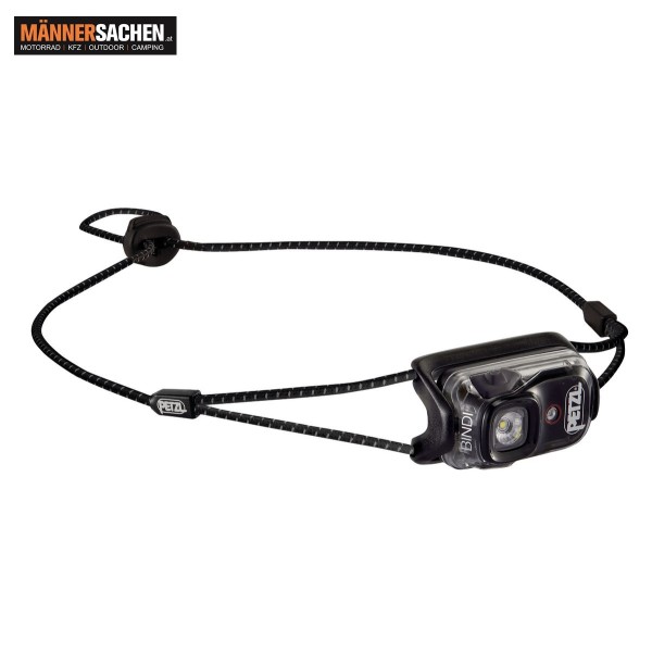 PETZL Stirnlampe BINDI Ultrakompakte, aufladbare Stirnlampe für das tägliche Training. 200 Lumen