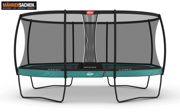 BERG TOYS Trampolin Grand Champion Regular 520 grün + Sicherheitsnetz Deluxe 30.35.75.71