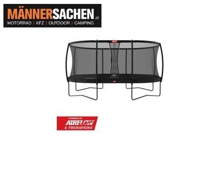 BERG TOYS Trampolin Grand Champion Regular 470 schwarz + Sicherheitsnetz Deluxe 30.35.74.72