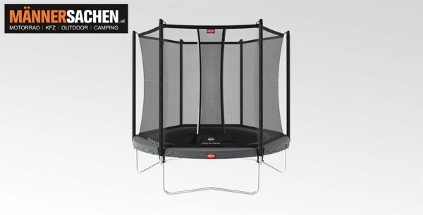 BERG TOYS Trampolin FAVORIT Regular 330 Grey + Safety Net Comfort 35.11.33.00