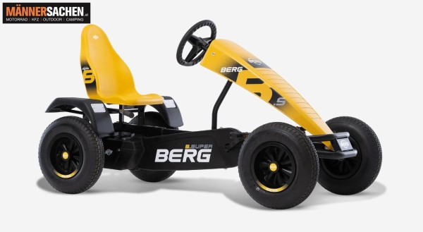 BERG TOYS E-Gokart BERG XXL B.SUPER YELLOW E-BFR-3 mit 3 Gangschaltung ab 5 Jahren 07.40.24.00