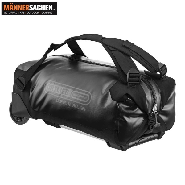 ORTLIEB Rucksack DUFFLE RG 34 Liter- wasserdichte Expeditions-/Reisetasche mit Rollen LAGERND