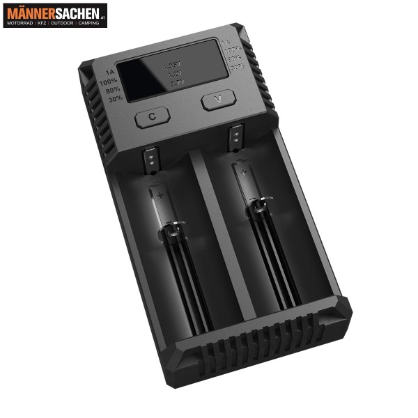 NITECORE NEW i2 Ladegerät für Akkus - 100% schnelleres Laden