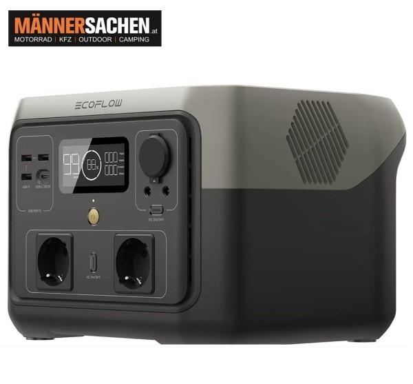 EcoFlow Tragbare Powerstation RIVER 2 MAX 512WH 500W AUSGANG