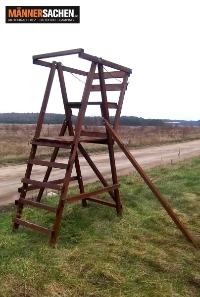 KLAPPBARE DRÜCKJAGD-LEITER inkl. Kippsicherung. ABHOLUNG & VERSAND