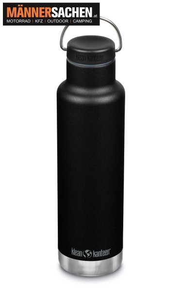 Klean Kanteen Edelstahl Isolierflasche Classic 592ml Loop Cap