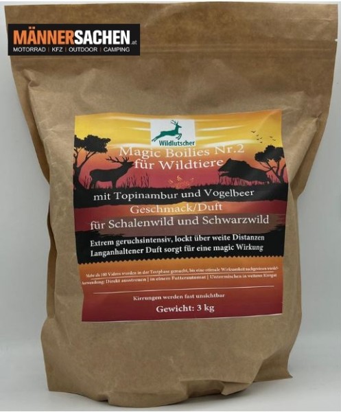 WILDLUTSCHER Magic Boilies Nr. 2 Topinambur / Vogelbeere 3 kg