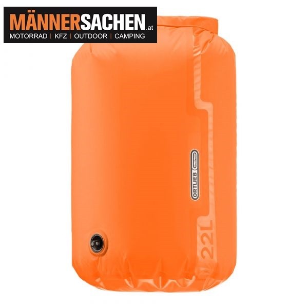 ORTLIEB DRY-BAG PS10 VALVE 22 Liter - ultraleichter wasserdichter Packsack mit Ventil LAGERND