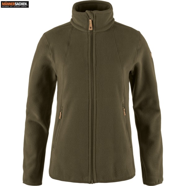 FJÄLLRÄVEN STINA FLEECE W - Fleecejacke für Frauen Dark Olive S AKTION