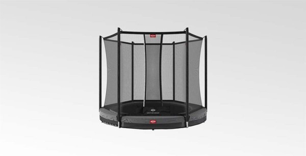 BERG TOYS Trampolin FAVORIT Inground 200 Grey + Safety Net Comfort 35.07.23.00