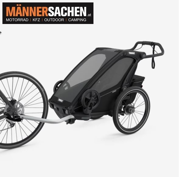 THULE Chariot Sport double 2 Multisport-Fahrradanhänger Zweisitzer mit Sportfunktion