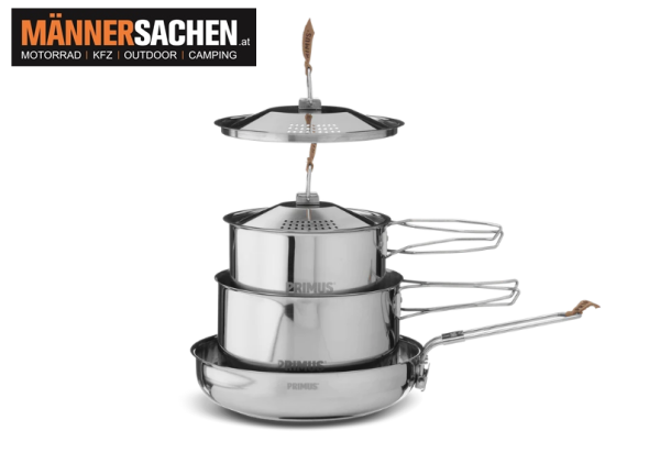 PRIMUS CAMPFIRE COOKSET STAINLESS STEEL SMALL P738002 - Kochset Edelstahl klein